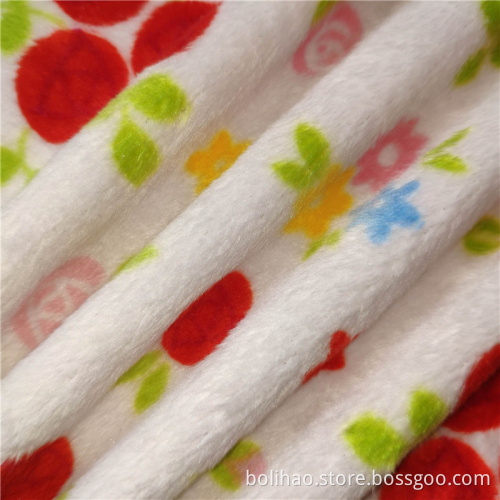 Printed One Side Super Soft Fleece Fabric